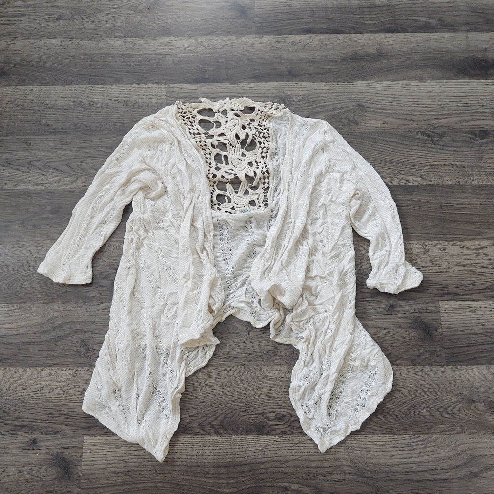 $5/$25 Maurices back lace sweater
